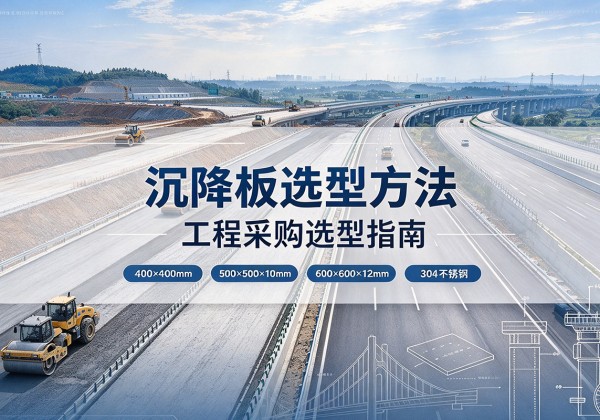 蜀山沉降板选择方法